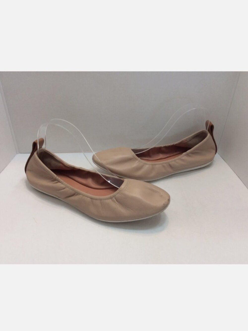 MERCEDES CASTILLO Carola Leather Pink Flat Ballet Shoes Size. US9 EU39 Brazil